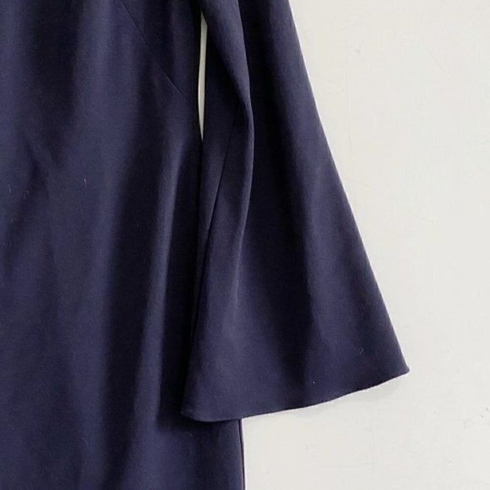 Lauren Ralph Lauren Lace Yoke Navy dress,  Size 2 - Picture 8 of 11